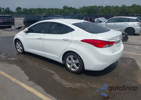 2012 Hyundai Elantra Gls z USA, uszkodzony, nr VIN 5NPDH4AEXCH112310